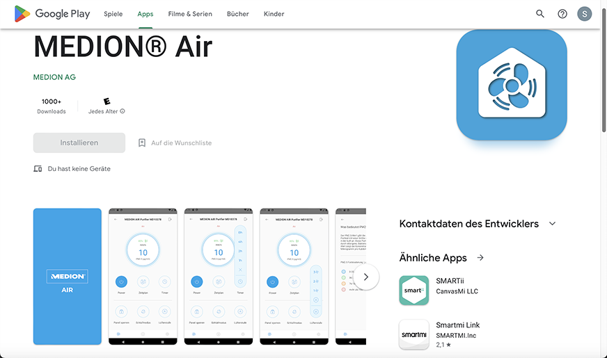 Mobile Klimaanlage von Aldi mit Medion Air App im Test